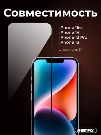 Защитное стекло для iPhone 16e Remax ES-01 с аппликатором